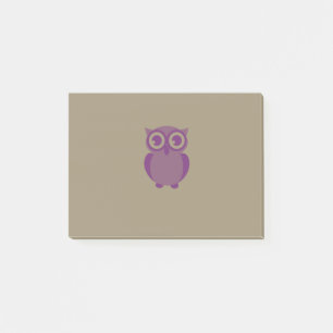 Purple Owl Post-it® Notes