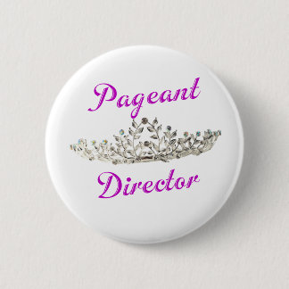 Purple Pageant Director 2 Inch Round Button