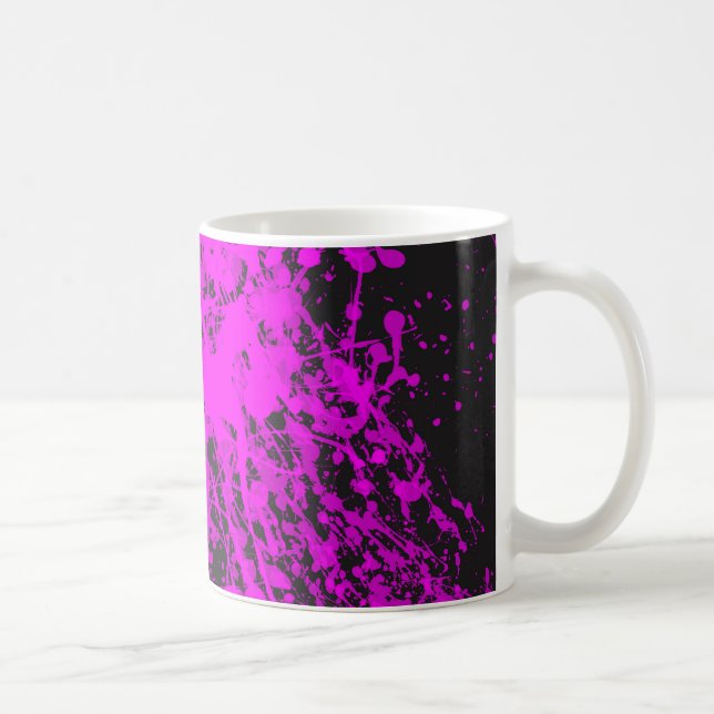 Purple Paint Splatter Mug (Right)