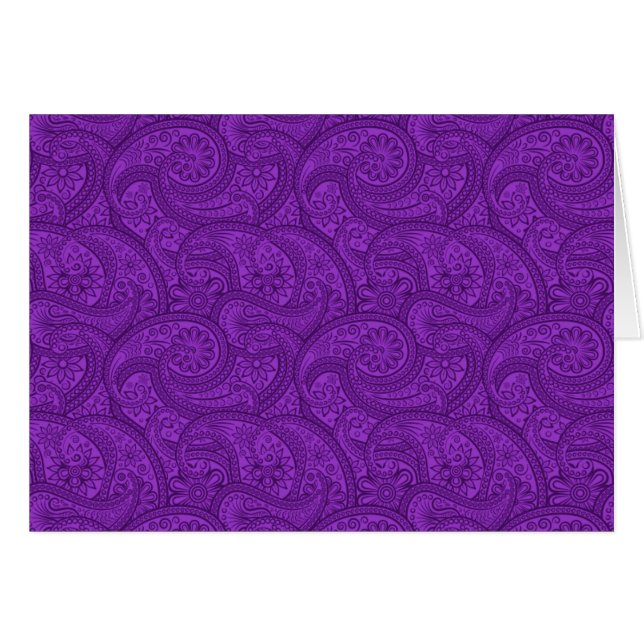 Purple Paisley (Front Horizontal)