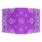 Purple paisley bandanna 1 inch  3 ring binder