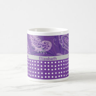 Purple Paisley Coffee Mug