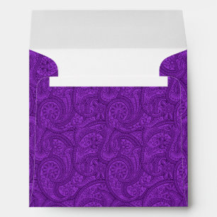 Purple Paisley Envelope