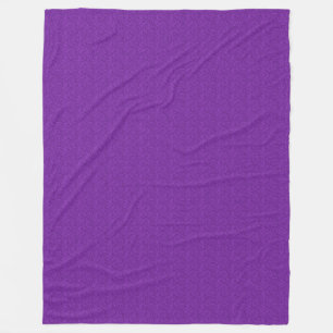 Purple Paisley Fleece Blanket