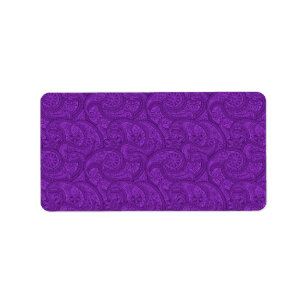 Purple Paisley Label