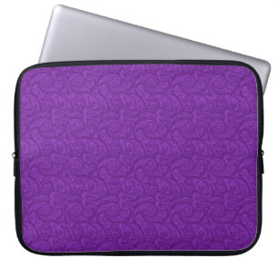 Purple Paisley Laptop Sleeve