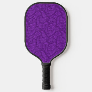Purple Paisley Pickleball Paddle