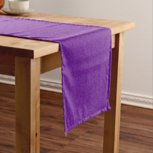 Purple Paisley Short Table Runner