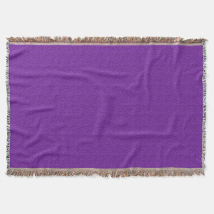 Purple Paisley Throw Blanket