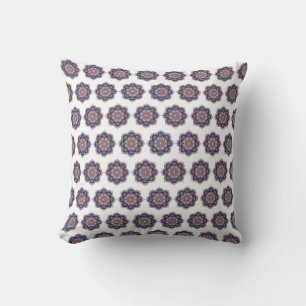 Purple Paisley Throw Pillow