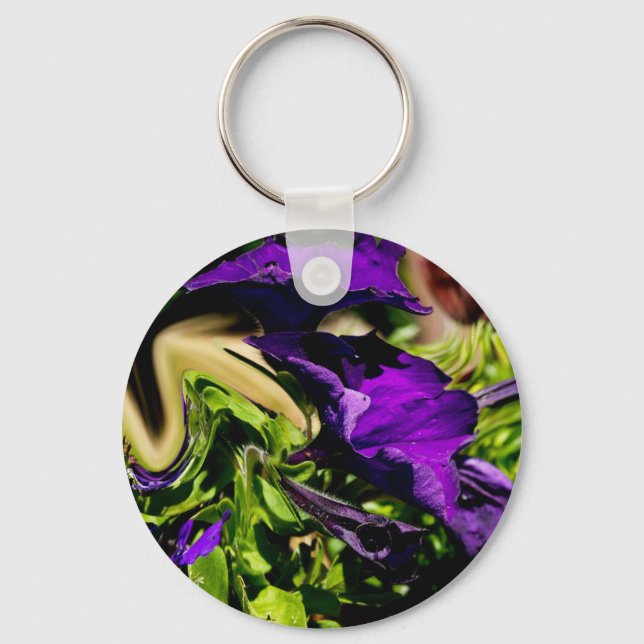 Purple Panic Keychain (Front)