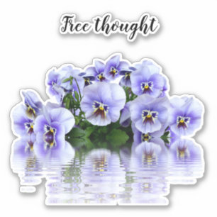 Purple Pansies