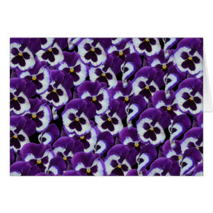 Purple Pansies Bouquet,
