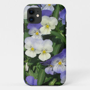 Purple Pansies Garden Floral iPhone 11 Case