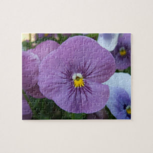 Purple Pansies Puzzle