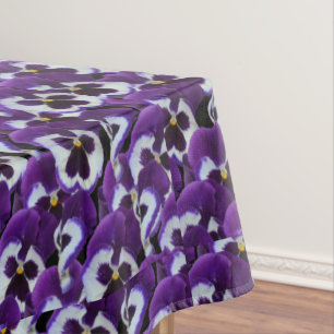 Purple Pansy Bouquet, Tablecloth