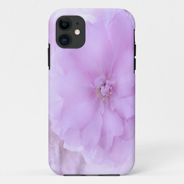 Purple Pansy Case-Mate iPhone Case (Back)