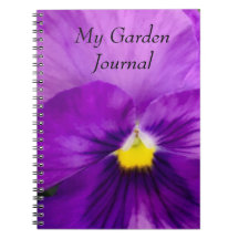 Purple Pansy Gardening Journal
