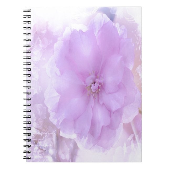 Purple Pansy Notebook (Front)