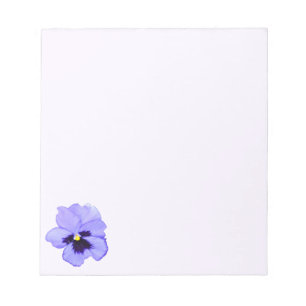 Purple Pansy Notepad