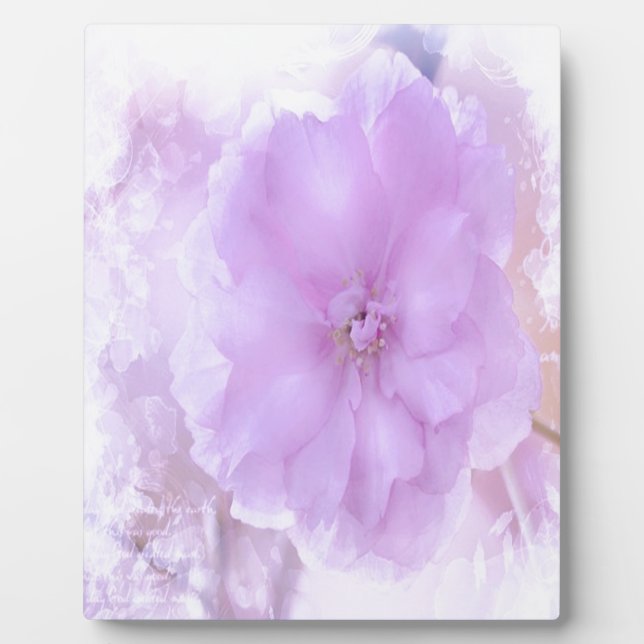 Purple Pansy Plaque (Front)
