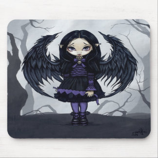 "Purple Paper Hearts" Mousepad