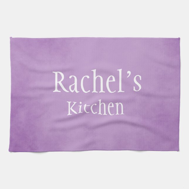 Purple Parchment beauty Kitchen Towel (Horizontal)