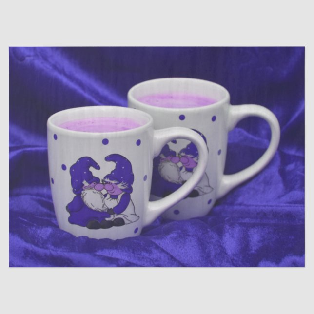 purple passion gnomes tissue paper (Front)