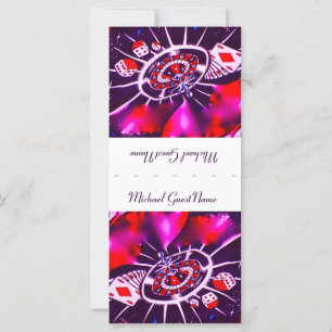 Purple Passion Name Place Setting