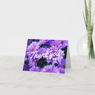 Purple Passion Thank You Card