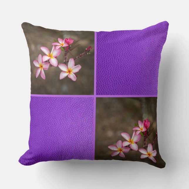 Purple Passion Throw Pillow (Front)