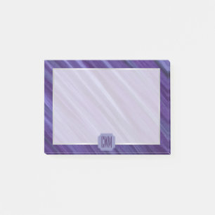 Purple Passion   Violet Lavender Plum Brushstroke Post-it Notes