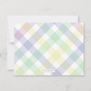 Purple Pastel Baby Shower Mommy to Be Advice Card