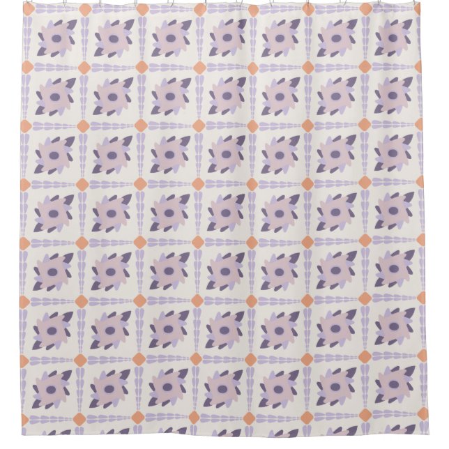 Purple pastel Decorative colourful tile  (Front)