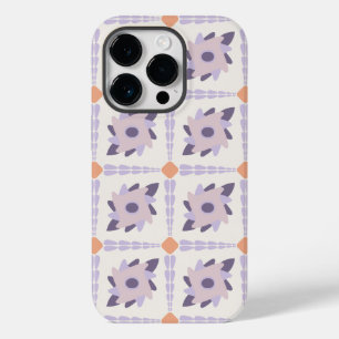 Purple pastel Decorative colourful tile  Case-Mate iPhone 14 Pro Case