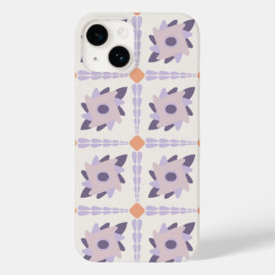 Purple pastel Decorative colourful tile  Case-Mate iPhone 14 Case