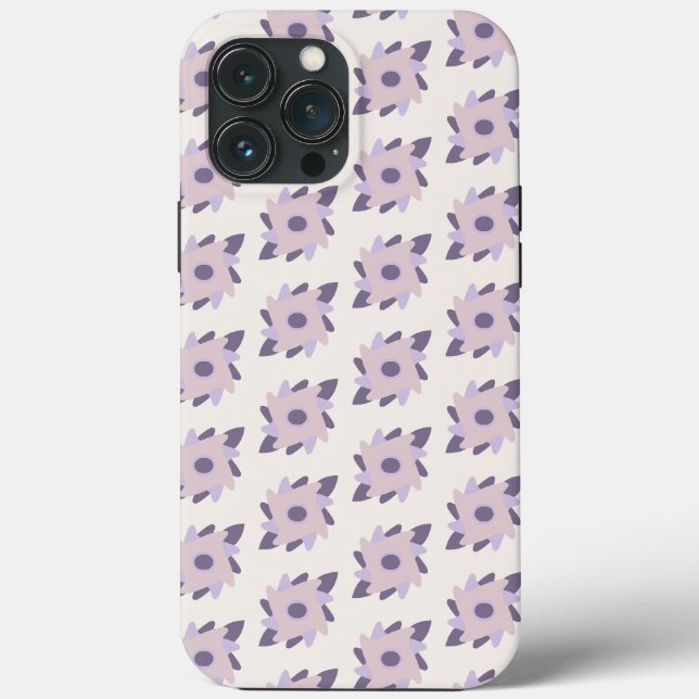 Purple pastel Decorative colourful tile  Case-Mate iPhone Case (Back)