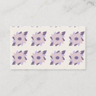 Purple pastel Decorative colourful tile  Discount Card