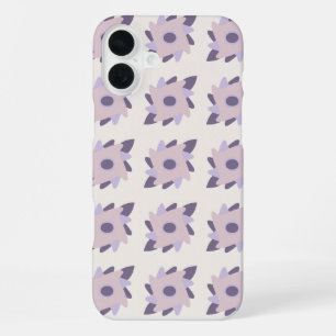 Purple pastel Decorative colourful tile iPhone 16 Plus Case