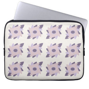 Purple pastel Decorative colourful tile  Laptop Sleeve