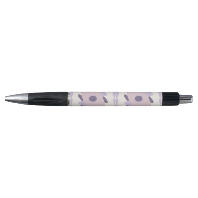 Purple pastel Decorative colourful tile  Pen (Front)