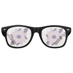 Purple pastel Decorative colourful tile  Retro Sunglasses