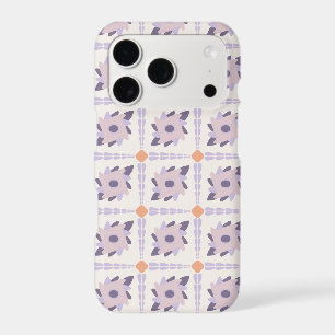 Purple Pastel Decorative Tile Pattern