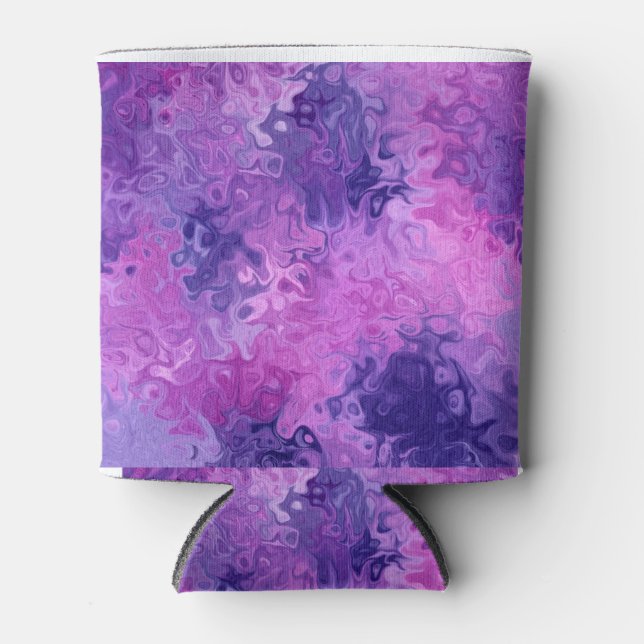 Purple Patches Can Cooler (Front)