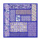 Purple Patchwork square card
