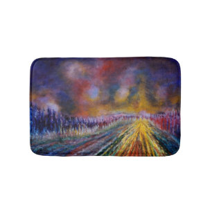 Purple Path Bath Mat