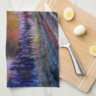Purple Path Kitchen Towel