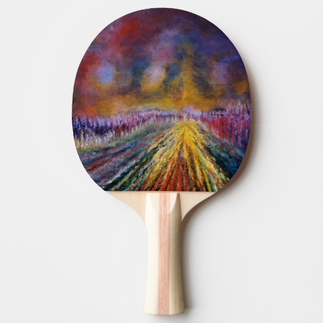 Purple Path Ping Pong Paddle (Front)