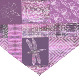 Purple Patina: Mosaic Short Table Runner