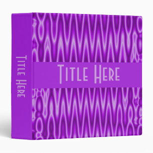 purple pattern binder